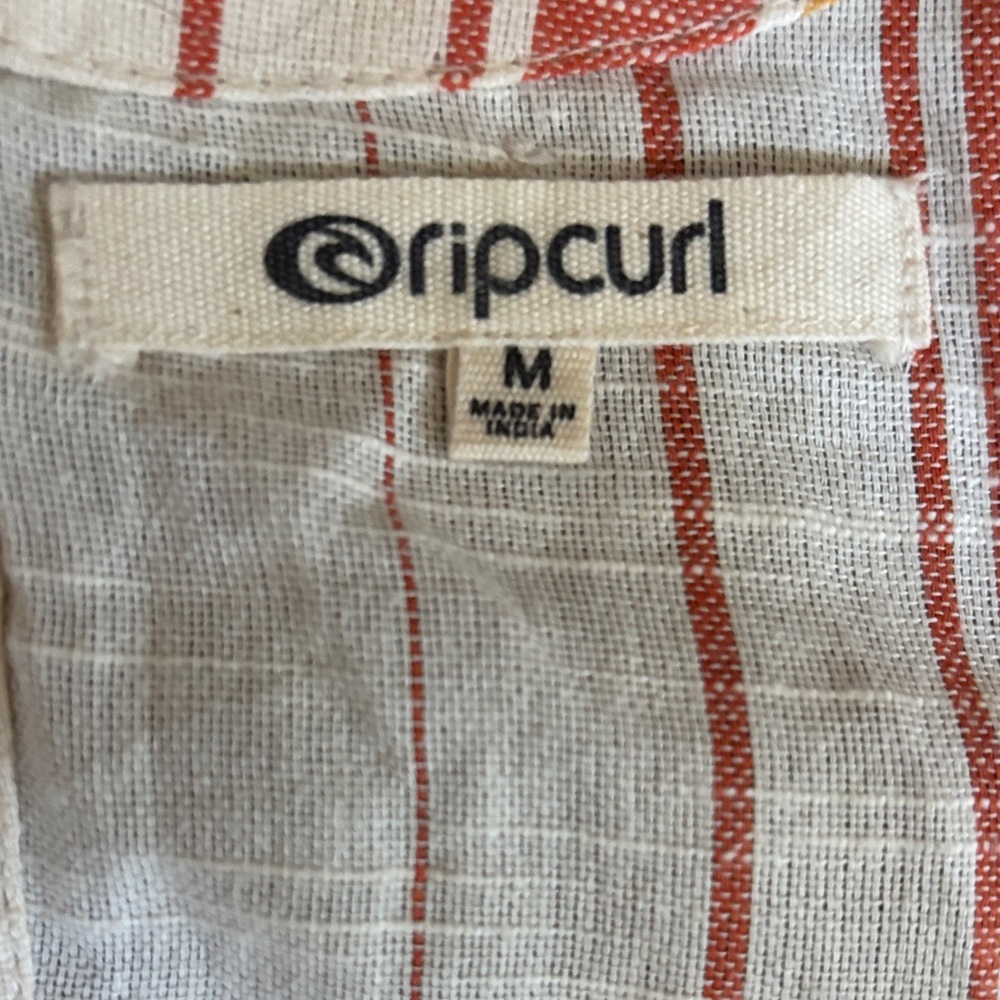 Rip Curl Pink and Orange Striped set - Picture 2 of 4